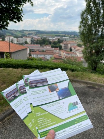 Votre électricien EGDP en prospection à Villars et Saint-Pal-de-Mons